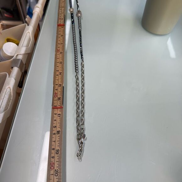 MIXED MEDIA Nine West necklace and Loft stacking necklace - Picture 6 of 9